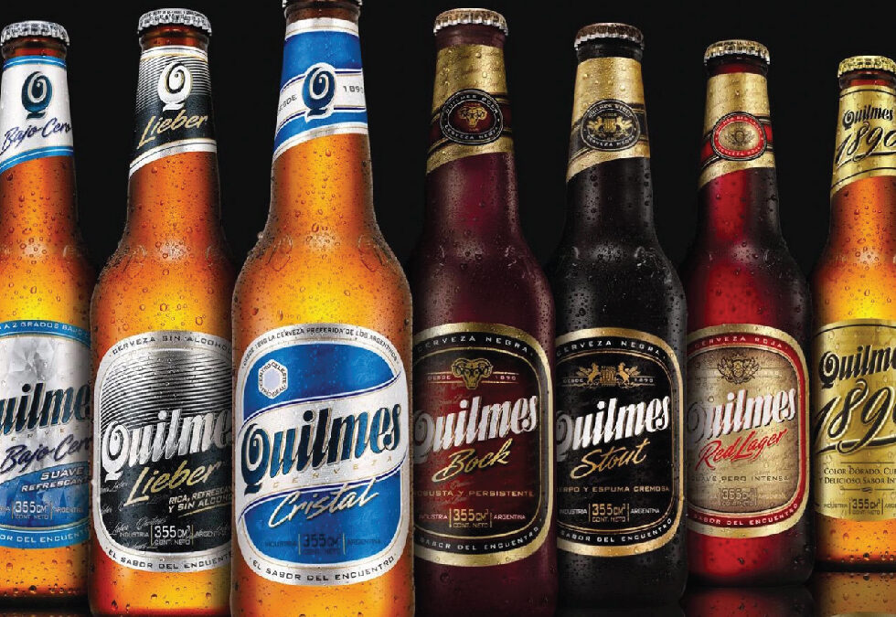 Línea de cervezas Quilmes