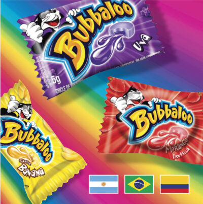 Chicles frutales Bubbaloo