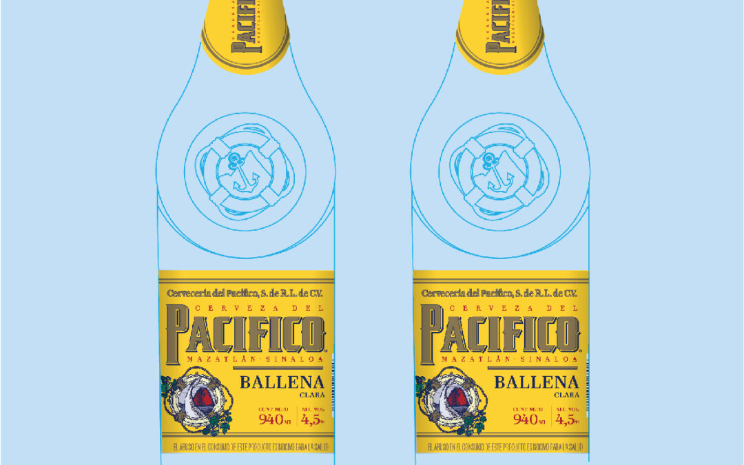 Botella cerveza Pacífico